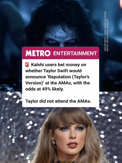 Taylor Swift's Surprise Announcement Missed at AMAs