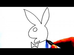 How To Draw A Playboy Logo | Logo Drawing