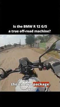 Is the BMW R 12 G/S a true off-road machine?