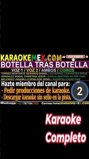 Karaoke Christian Nodal Y Gera Mx - Botella Tras Botella #karaokemex