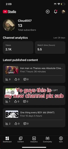 Yo this is my new channel ​⁠ #shorts #shortvideo @Cloud007-g5w