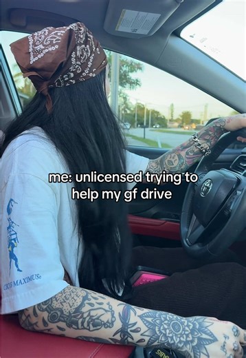 my big head def doesn’t help 🩵#wlw @vic 🧛‍♀️ | driving