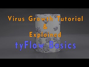 21 - tyFlow Basics - Virus Growth (Property test and Neighbors Tutorial)