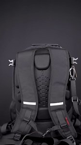 OG Original CityRunner Motorcycle Backpack, Waterproof, Expandable, 30-35L, Motorbike Helmet Bag, Helmet Strap, Large Capacity, Laptop Rucksack, Reflective, USB