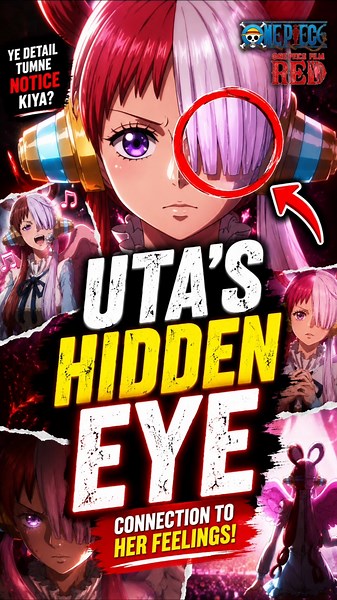 The Secret Behind Uta's Hidden Eye 😳 | One Piece Film Red