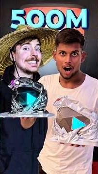 How I Made MrBeast's 500 Million Play Button!