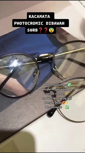 ngeracuni kalian#kacamataphotocromic #kacamataphotocromicmurah #zyxcbaシ #viralkacamata #GenerasiHappyTikTokChallenge