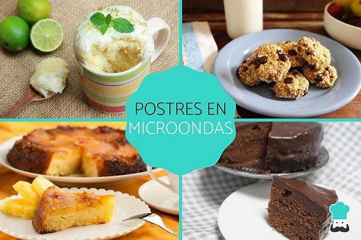 20 POSTRES en MICROONDAS - Recetas FÁCILES y RÁPIDAS