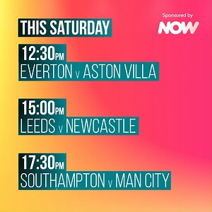 Catch all the action this weekend on Premier League Live across LMFM.ie & the LMFM app with live commentary and analysis! All with thanks to NOW. Premier League Live with NOW, your sport on your terms , stream only the games that matter to you most, with NOW - https://www.nowtv.com/ie/sports-overview | LMFM