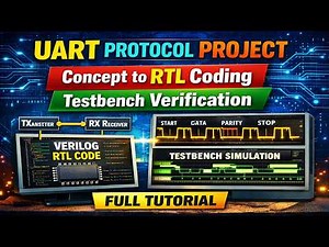 UART Protocol Project | Concept to RTL Coding & Testbench Verification