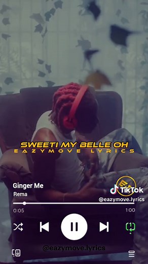 Ginger Me Lyrics Video by Rema