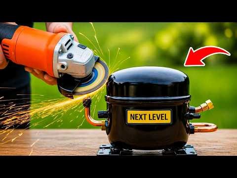 I Made My Own Water Pump at Home! Using an Old Air Compressor – Super Easy!