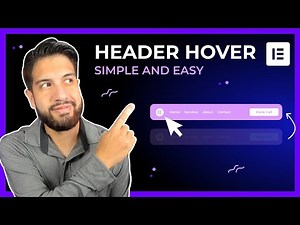 How To Add a Header Hover Effect In Elementor
