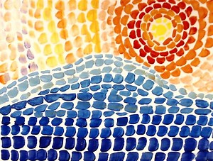 Art Lesson w/ Ms. Jennifer: Let’s Create an Abstract Paint Mosaic like Alma Woodsey Thomas — Blowing Rock Art & History Museum