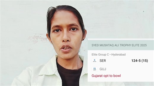 2.7K views | Live Cricket Match Today - Gujarat vs Services | GUJ vs SER Live | Services vs Gujarat | SER vs GUJ | Match 3 of Syed Mushtaq Ali Trophy 2025 | Gymkhana Ground, Hyderabad | 3rd Match of SMAT 2025 | Live Scorecard and Updates | Cricket Live Match | Anjali Yadav | Facebook
