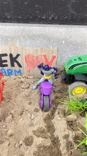 Building A Farm Diorama Using Only DIY Tractors
