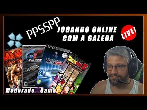 🔴PPSSPP jogando online com a galera DBZ: Shin Budokai , Gran Turismo, PES 2014 no smartphone e PC.