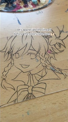 VENTI lineart before the colors take over | Genshin Impact ✨
