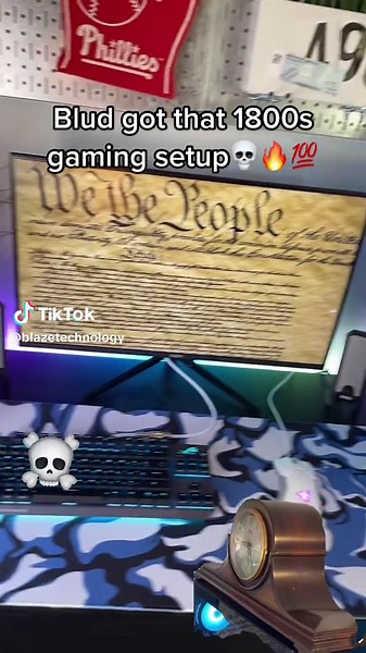 Blud got that 1800s gaming setup #pc #pcgaming #pcgamingsetup #pcgamer #gamingsetup #gamingpc #zawg