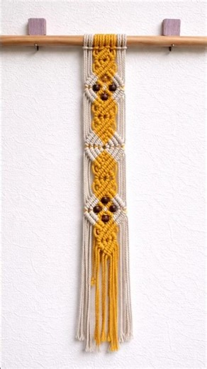 Beautiful Macrame Design #macrame #macramedesign #macramepattern #macramewallhanging #walldecor #diy