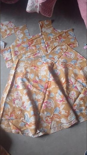 Kids Frock Cutting ✂️ | Simple & Easy Cutting | Beginner Tailoring Tips