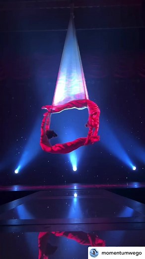 A wonderful aerial net duet from @momentumwego and @aerialduomoon! 💗 #aerialartsassoc | Aerial Arts Association