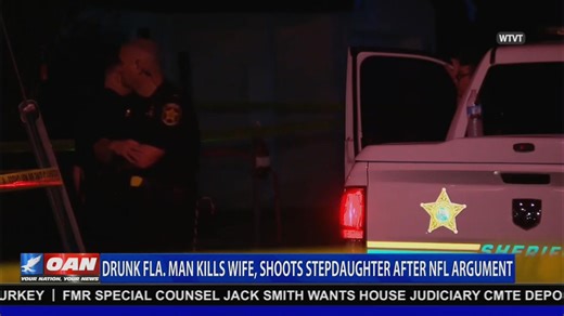A Florida man has killed his wife and shot his 13-year-old stepdaughter in the face before taking his own life following an argument over football. Watch OAN Live here: https://live.oann.com/home.ktv?utm_source=socials&utm_medium=social media&utm_campaign=fb | One America News Network