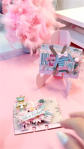 🎀 Davina 🎀 on Instagram: "I love a good Memorydex Card and Pastel Christmas!!🎅 Santa Book Memorydex Die Set from @scrapdiva.designs 🎄 Available October 3rd Link in my bio Save with my code DAVINA10 #scrapdivadesigns #scrapdiva29 #metaldies #diecutting #Christmas #christmaspapercrafting #memorydexcards #papercrafting #papercrafts #ceafty #crafter #happymail #happymailideas #hobbylobby #simplestories #pastelchristmas #pinkmas #makeprettythings #paperlove"