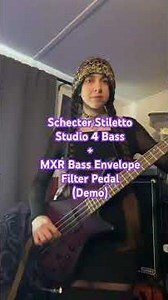 Schecter Stiletto Studio 4 Bass + MXR Bass Envelope Filter Pedal (Demo) #demo #bass #mxr