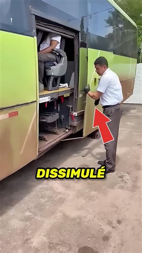 Ce chauffeur cache un siège secret dans son bus !👏❤️ #shorts