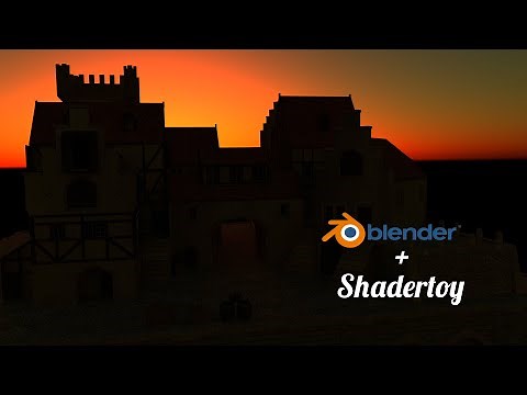 Using Shadertoy shaders in Blender