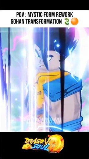 [Gohan] Mystic Form Rework Ready to defeat Buu 💪🟠🐉 (Dragon Soul Roblox) #roblox