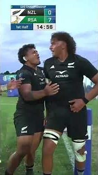 The best moments from New Zealand v South Africa U20 Finals 🏆 #Rugby #WorldRugbyU20s #Shorts