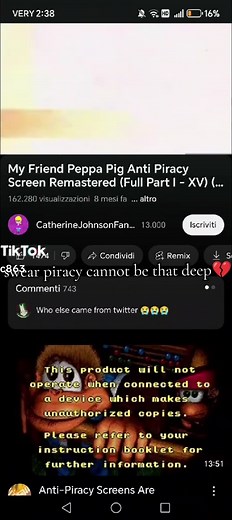 Peppa Pig Anti-Piracy Screen Explained