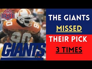 The STUPIDEST DRAFT STRATEGY in New York Giants HISTORY | 1995 NFL Draft