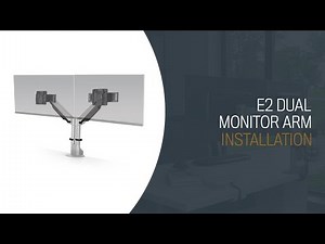 HAT Collective - E2 Dual Monitor Arm Installation