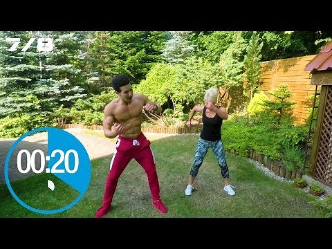 Fat Burning : FULL WORKOUT 20 Minutes of effort | insanity program | Ep 1