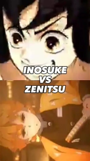 Zenitsu VS Inosuke #viral #anime #edit #vs #inosuke #zenitsu #demonslayer #kimetsunoyaiba #shorts
