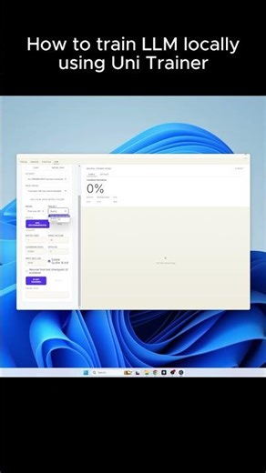How to train an LLM locally #ai #techtok #artificialintelligence #deeplearning #machinelearning