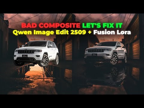 Bad Composite? Make It REAL with Fusion Lora | Qwen Image Edit 2509 Workflow | ComfyUI