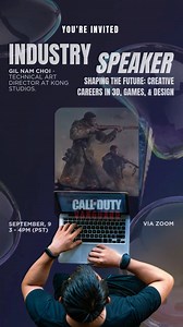 If YOU dream of creating worlds for movies and games, here’s your chance to learn from someone who’s already done it. Meet Gil Nam Choi, a 3D artist, educator, and Technical Art Director at Kong Studios. With 20 years of experience, he’s contributed to major films like Godzilla x Kong: The New Empire, Transformers 4, Aquaman, Avengers: Age of Ultron as well as game cinematics for Call of Duty: Vanguard and more. 🔥 In this live session, Gil Nam will reveal what it takes to stand out as a creativ