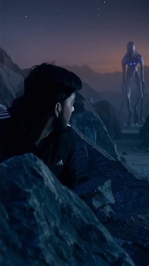 Alien Chase caught on camera 😱 Real Horror Vlog #shorts #timetravel #alien