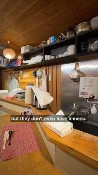 This hidden restaurant in Japan has no menu and is only open for 3 hours a day