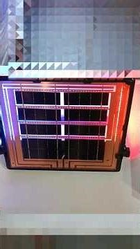 Projecteur Led Solaire RGB #oujda avec Dètecteur de Mouvement #oujda #home #shorts