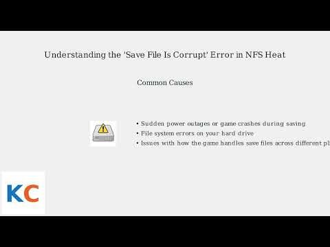 How to Fix NFS Heat “Save File Is Corrupt and Could Not Be Read”
