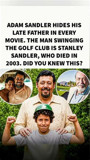 He lost his dad in 2003. But he found a way to keep him in every single film. ⛳❤️