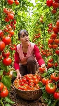 Bumper Tomato Harvest: Farm to Market Morning Routine