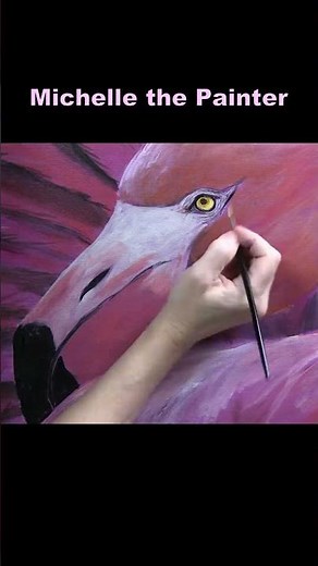 Prett in Pink #painting #acrylicpaintingtechniques #acrylictechniques #oilpainting #acrylicpainter