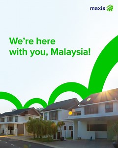 Stay informed, connected and in business with free 1GB data every day for all Maxis, Hotlink and Maxis Business customers. Starting 1 April 2020, use between 8am to 6pm. See more at www.maxis.com.my or call our Helpline at 123 or 1-800-82-1123. | Maxis