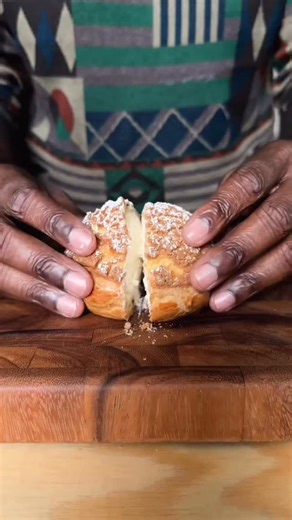 Pumpkin Spice Cream Puffs with a crisp craquelin shell and a maple whipped cream center - full of fall flavor. Comment “link” and we will send the recipe to you. #f52community | Food52